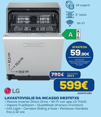 LG - Lavastoviglie Da Incasso DB375TXS