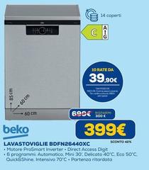 Beko - Lavastoviglie BDFN26440XFC