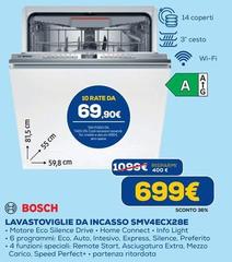 Bosch - Lavastoviglie Da Incasso SMV4ECX28E