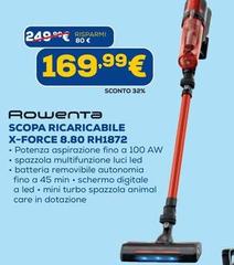 Rowenta - Scopa Ricaricabile X-Force 8.80 RH1872