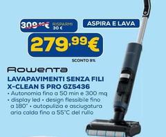 Rowenta - Lavavajimento Senza Fili X-Clean 5 Pro GZ5436