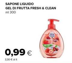 Fresh & Clean - Sapone Liquido Gel Di Frutta