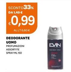 Evin - Deodorante Uomo