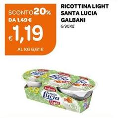 Galbani - Ricottina Light Santa Lucia