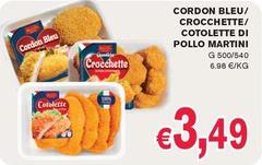 Martini - Cordon Bleu/ Crocchette/Cotolette Di Pollo