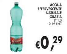 Grazia - Acqua Effervescente Naturale