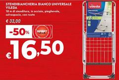 Vileda - Stendibiancheria Bianco Universale