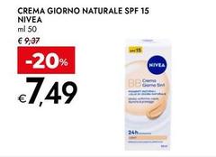 Nivea - Crema Giorno Naturale Spf 15