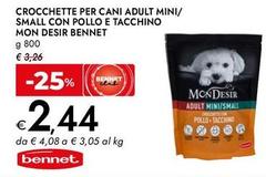 Bennet - Crocchette Per Cani Adult Mini/Small Con Pollo E Tacchino