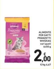 Whiskas - Alimento Per Gatti Pranzetti