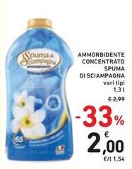 Spuma di Sciampagna - Ammorbidente Concentrato