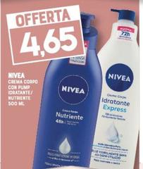 Nivea - Crema Corpo Con Pump Idratante/Nutriente
