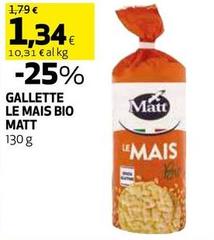 Matt - Gallette Le Mais Bio