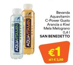 San Benedetto - Bevanda Aquavitamin C-Power Gusto Arancia O Kiwi Mela Melograno