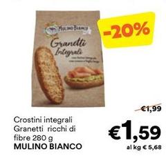Mulino Bianco - Crostini Integrali Granetti Ricchi Di Fibre