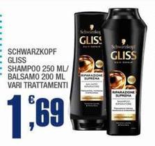 Schwarzkopf - Gliss Shampoo/ Balsamo