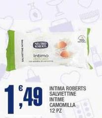 Roberts - Salviettine Intime Camomilla
