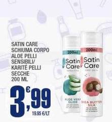 Vera - Satin Care Schiuma Corpo Aloe Pelli Sensibili/ Karité Pelli Secche