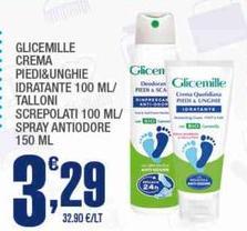 Glicemille - Crema Piedi&Unghie Idratante/Talloni Screpolati/Spray Antiodore