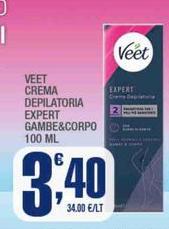 Veet - Crema Depilatoria Expert Gambe&Corpo