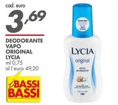 Lycia - Deodorante Vapo Original