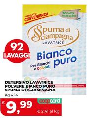 Spuma di Sciampagna - Detersivo Lavatrice Polvere Bianco Puro