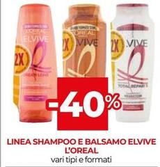 L'Oreal - Linea Shampoo E Balsamo Elvive