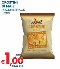 Jocker Snack - Crostini Di Mais