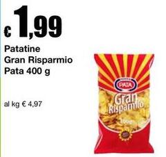 Pata - tine Gran Risparmio