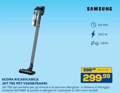 Samsung - Scopa Ricaricabile Vs20b754grl