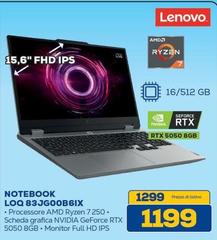 Lenovo - Notebook LOQ 83JG00B6IX