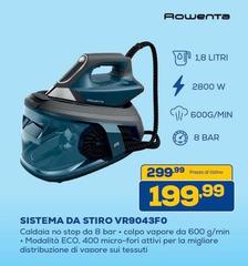 Rowenta - Sistema Da Stiro VR9043F0