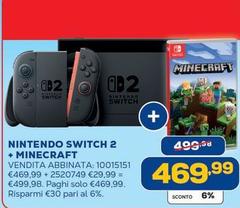 Nintendo - Switch 2 + Minecraft