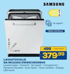 Samsung - Lavastoviglie Da Incasso DW60CG530B00