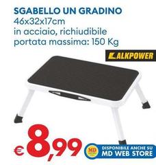 Alkpower - Sgabello Un Gradino