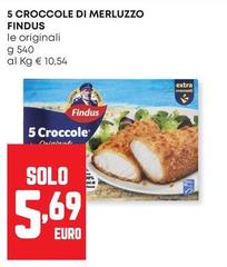 Findus - 5 Croccole Di Merluzzo