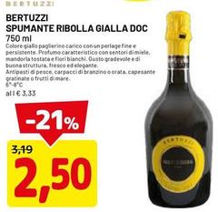 Bertozzi - Spumante Ribolla Gialla DOC