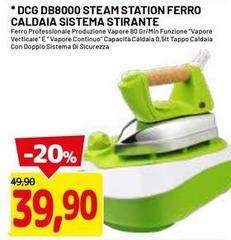 DCG - Db8000 Steam Station Ferro Caldaia Sistema Stirante
