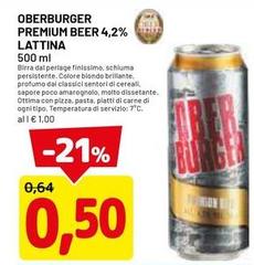 Oberburger - Premium Beer 4,2% Lattina