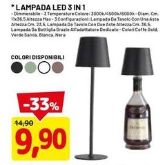 Asta - Lampada Led 3 In 1
