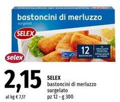 Selex - Bastoncini Di Merluzzo Surgelato