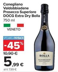 Valdobbiadene - Conegliano  Prosecco Superiore DOCG Extra Dry
