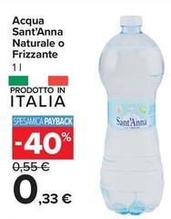 Sant'anna - Acqua Naturale O Frizzante
