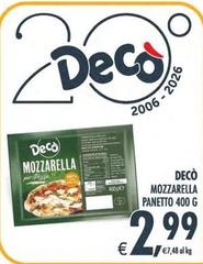 Deco - Mozzarella Panetto