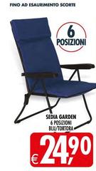 Sedia Garden 6 Posizioni Blu/Lorotora