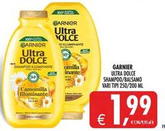 Garnier - Ultra Dolce Shampoo/Balsamo