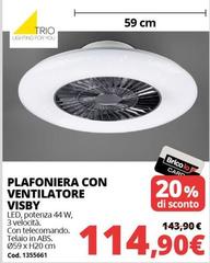 Plafoniera Con Ventilatore