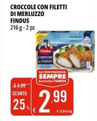 Findus - Croccole Con Filetti Di Merluzzo