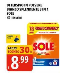 Detersivo In Polvere Bianco Splendente 3 In 1