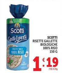 Scotti - Risette Gallette Biologiche 100% Riso